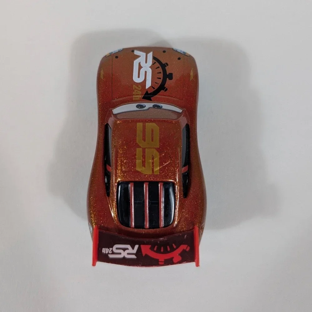 Disney Pixar Cars Lightning McQueen RS 24h Diecast Metallic Copper Red 95 Car